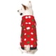 thumbnail image 1 of Fotbe White and Green Polka Dot Sudadera con Estampado para Perros Pequeños – Suéter con Capucha para Mascotas, Tela Suave de Forro Polar con Bolsillo-X-Large, 1 of 7