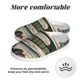 thumbnail image 6 of Daiia Vintage Art Butterfly Flower Print Women’s Fuzzy Slippers Memory Foam Lightweight House Shoes Cozy Loafer Flannel House Shoes-39/40, 6 of 7