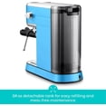thumbnail image 5 of CASABREWS CM5418 Espresso Machine, 20-Bar Coffee Maker with PID Temperature Control, Pressure Gauge, Pre-Infusion, Steam Wand & Stainless Steel Design, Baby Blue, 5 of 8
