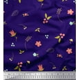 thumbnail image 1 of Soimoi Rayon Fabric Berries,Leaves & Floral Artistic Print Fabric by Yard 42 Inch Wide, 1 of 1