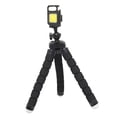 thumbnail image 1 of Linterna llavero COB con sacacorchos, linterna de bolsillo, recargable por USB, plegable con trípode, 1 of 9