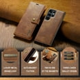 thumbnail image 2 of Phone leather case suitable for Samsung S21 plus 2-in-1 split magnetic wallet type phone protective cover, 2 of 8