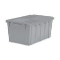 thumbnail image 2 of Extra Large Storage Tote with Lid 26.9" L x 17" W x 12.6" H - Gray, 2 of 2