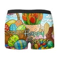 thumbnail image 3 of FhsagQ Underwear Men Underwear Pack Boxers with Button Comfortsoft Mens Easter Mid Rise Briefs Breathable Printed Swimming Trunks Happy Easter Mens Underwear Boxers Cotton Comfortsoft Mint Green L, 3 of 3