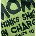 thumbnail image 5 of Mom Thinks She's in Charge Thats Cute Toddler Boy Girl T Shirt Infant Toddler Brisco Brands 2T, 5 of 6