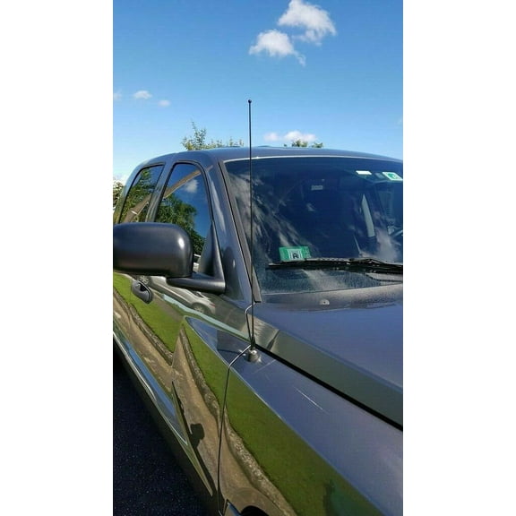 21" inch Black Stainless Antenna Mast Power Radio AMFM for DODGE DAKOTA 1997-2011 New