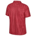 thumbnail image 3 of Men's Colosseum  Cardinal Arkansas Razorbacks Football Print Polo, 3 of 3