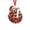 A002- Sloth Cash Gift Holder, variant on Christmas Cash Gift Holder Ornament with 2D Acrylic Sloth Design, Single Piece, Red and Green, for Christmas Tree