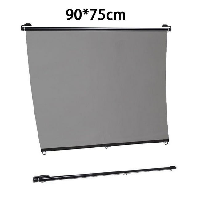 Retractable Car Window Tint Sunshade Film - Cut-to-Fit, UV Protection, Heat Insulation, Easy Install, Reusable for Home & Business Use