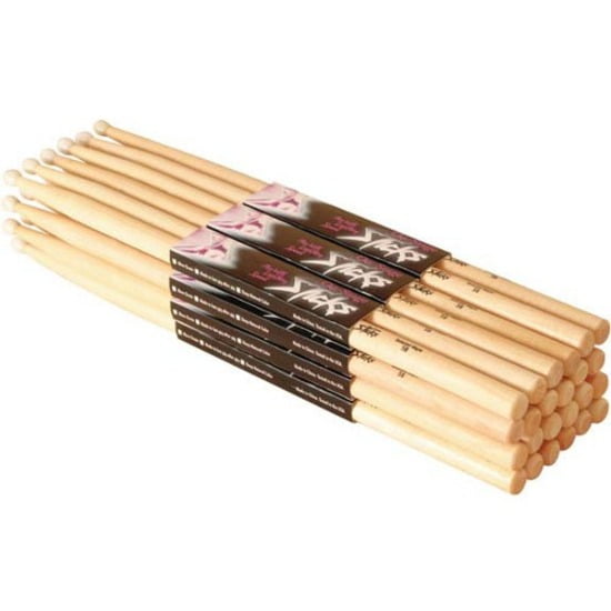 Hickory Drum Sticks (2B, Wood Tip, 12pr)