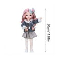 thumbnail image 4 of KOYPTL Lifelike Fashionable Style Doll for Toddlers Kids Ages 3 4 5 6,Gift Box Music Dolls Toy for Soothing Decoration,Suitable for Girls Pretend Play Christmas Stocking Stuffers Birthday Gift-12 in, 4 of 6