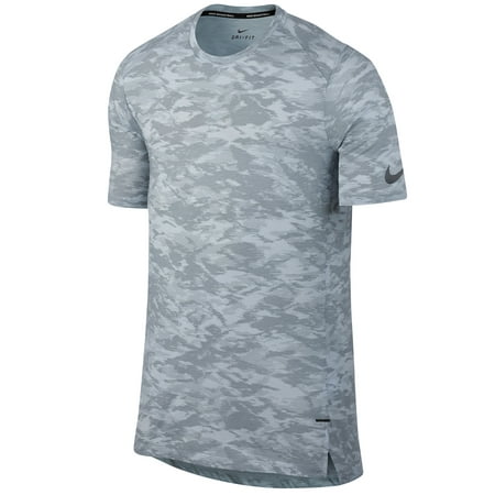 Nike Mens T-Shirt Tee Shirt (Small, Light Gray)