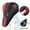 Red, variant on Voofly Lycra Fabric Bicycle Saddle Covers, Black Narrow Bike Seat Cover, 11 Inches X 7 Inches, Unisex,with A Waterproof Rain Cover Black