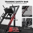 thumbnail image 4 of FORGEMUS 1100lb Leg Press Machine，Hack Squat Machine with linear bearings for Home Gym，with 100 LB Weight Plate workout equipment for Strength Training, 4 of 11