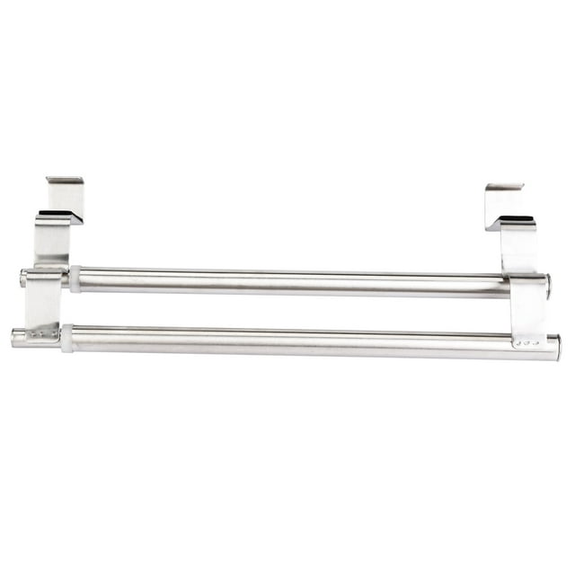 Towel Holder, Plastic Bag Double Layers Stainless Steel Telescopic Towel Holder , Double Layers Towel Holder Sealing Bags Stainless Steel Towel Holder , For Kitchen For Bathroom