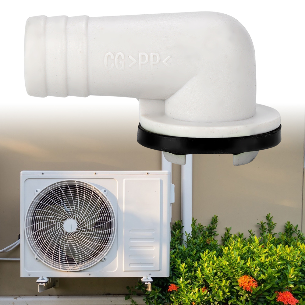 Domqga Drain Pipe,Rightangel Air Conditioner Drain Outlet Connector