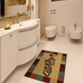 thumbnail image 2 of Ottomanson Non-Slip Rubberback Checkered 2x3 Laundry Room Rug, 26" x 35", Multicolor, 2 of 9