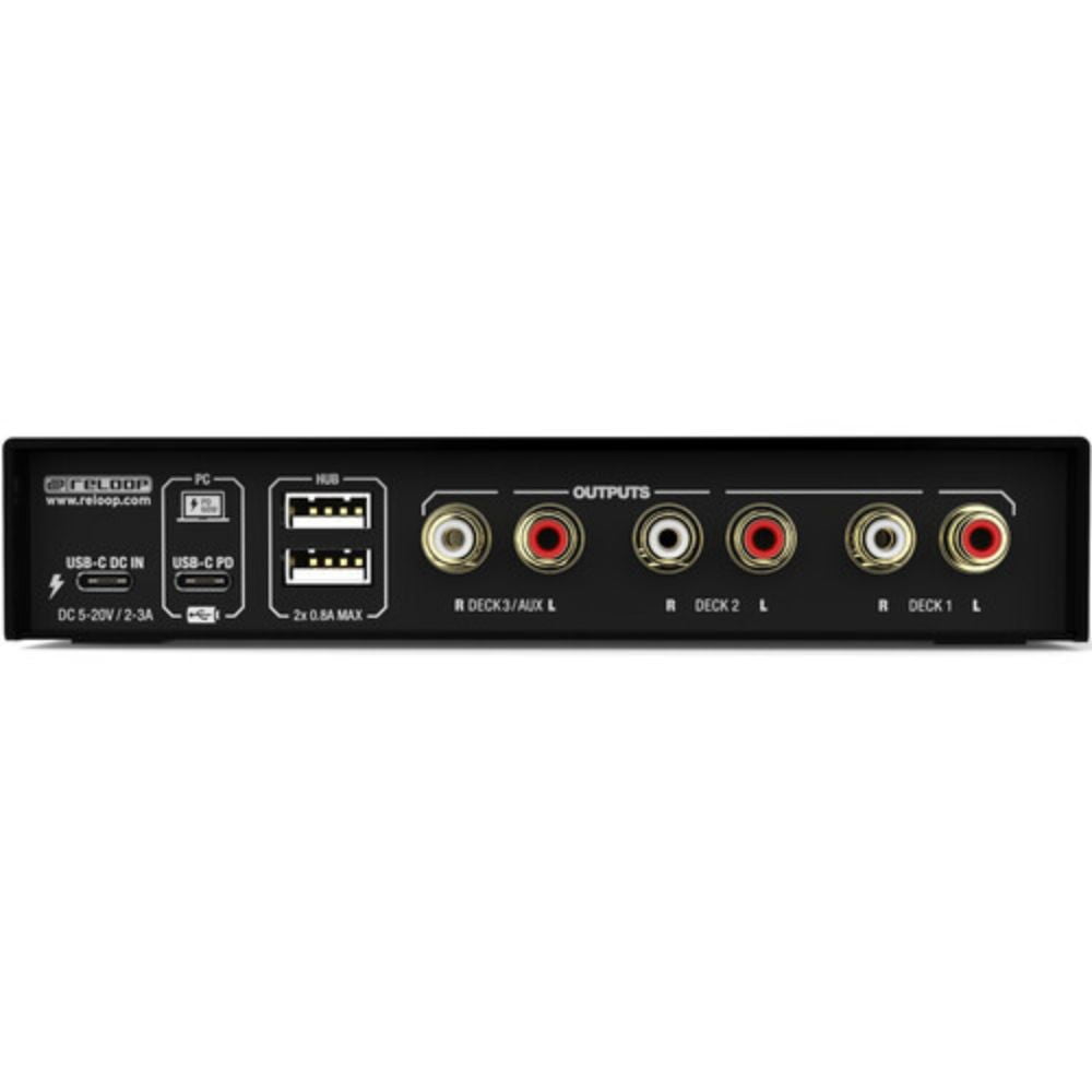 Reloop Flux 6x6 In/Out USB-C DVS Flexible, Robust, and Roadworthy Interface