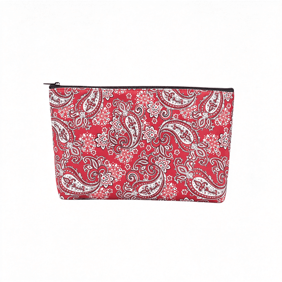 BESTSKY Empty Mahjong Bag,Thickened Red Printed American Mahjong Tiles Bag (Case Only) Mahjong Bag