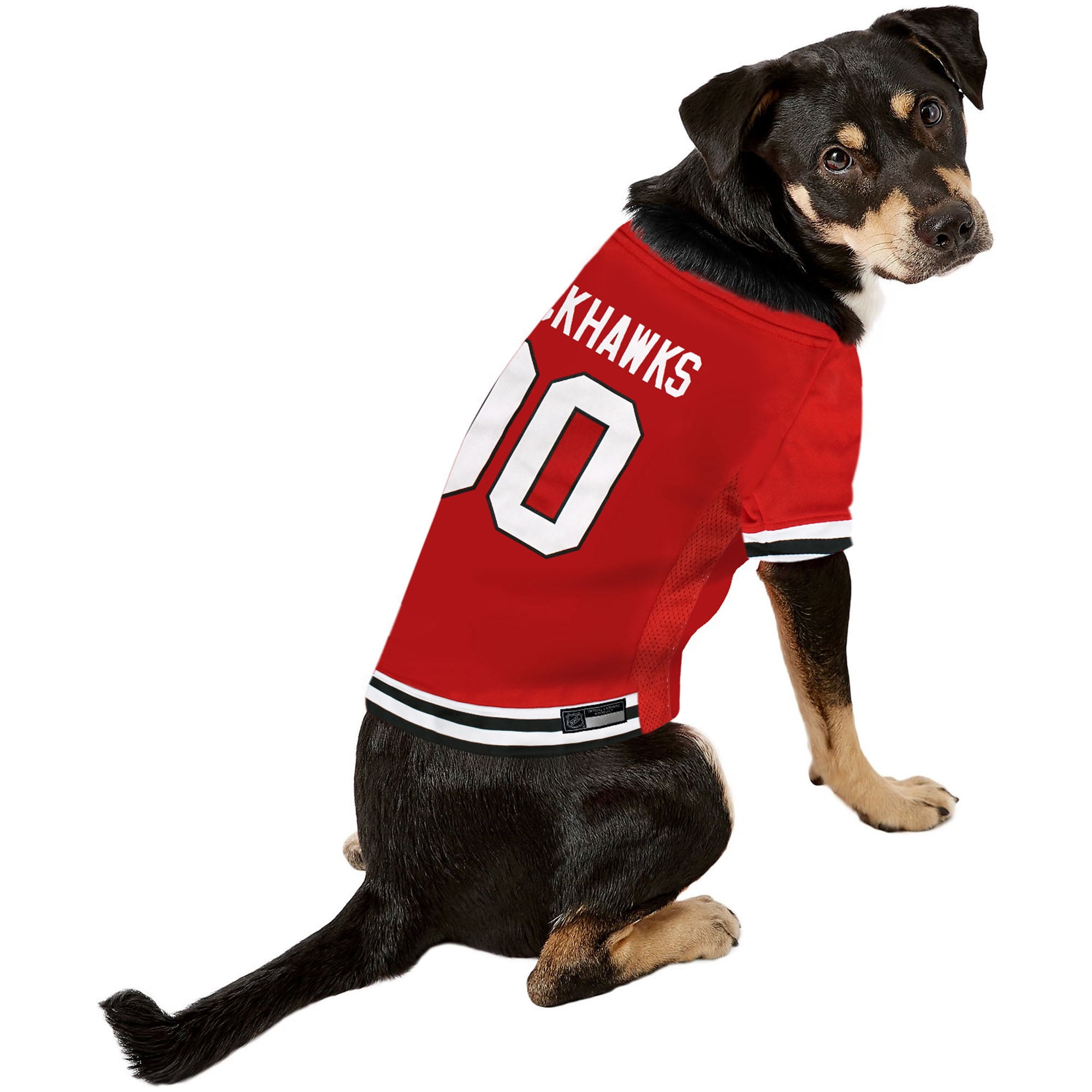 Pets First NHL Chicago Blackhawks Mesh Jersey, Red, X-Small