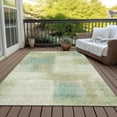 thumbnail image 6 of Addison Rugs Chantille Indoor/Outdoor Transitional Squares Aloe Washable Rectangle Rug, 10' x 14', 6 of 6