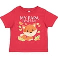 thumbnail image 3 of Inktastic My Papa Loves Me- Little Fox Boys or Girls Toddler T-Shirt, 3 of 5