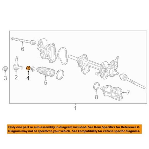 GM OEM Steering Gear-Inner Tie Rod Nut 26017267