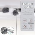 thumbnail image 2 of MesaSe Extendable Feather Duster Microfiber Duster Stainless Steel Extension Pole 252cm, 2 of 11