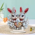 thumbnail image 1 of HOARBOEG Easter Ornament Desktop Decoration Set Acrylic 2D With Base DIY Children's Desktop Decoration, 1 of 8