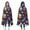 Cute Halloween Icons, variant on Wearable Blanket,Halloween Bat Pattern Hooded Wearable Flannel Blanket for Adults & Teens,Winter Poncho Shawl Wrap Cape Cozy Anti-Pill,50"x60"