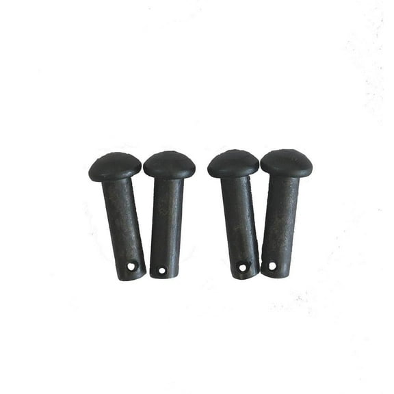 AJ Tack Black Spur Rowel Pins - 2 Pairs