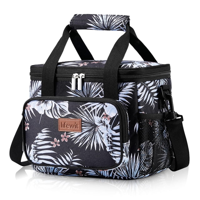 Lonchera Lifewit, tamaño grande, aislante, 9 L, diseño floral