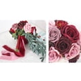 thumbnail image 2 of Elegant Wedding Bouquets for Bride Waterfall Shape Handmade Decor Red, 2 of 9