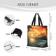 thumbnail image 3 of Balery Tropical Sunset Paradise Bolsa de Mano para Mujeres con Cremallera, Bolsa de Gimnasio con Compartimentos, Bolsa para Laptop, Bolsa para Trabajo, 3 of 7
