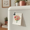 thumbnail image 4 of 1 Pcs Mini Vase Magnet for Fridge, Cute Tiny Magnetic Glass Vases Refrigerator Accessories, Real Flowers Pot Magnet, Funny Aesthetic Plant Pot Locker Office Kitchen Decoration, 4 of 5