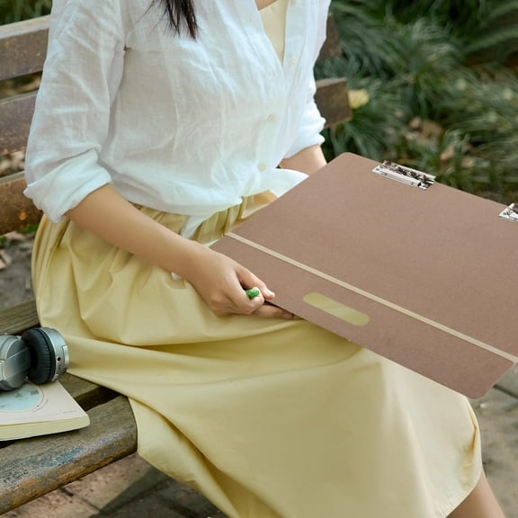 LOLIPPYY portable watercolor painting board Drawing Boards for Artists Beige Wood 1Set for Travel Art