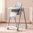 thumbnail image 1 of Bebbly Silla Alta para Bebé Ajustable con Charola y Respaldo Reclinable Altura Regulable en 6 Niveles Silla de Comer con Arnés de Seguridad y Ruedas Ideal para Alimentación y Juego 6 meses a 3 años, 1 of 10