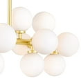 thumbnail image 4 of CWI Lighting 1020P36-16-602 16 Light Chandelier with Satin Gold Finish, Satin Gold Finish, 4 of 5