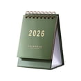 Homesteed Small Desk Calendar 2026-2027 Standing Desktop Flip Calendar ...