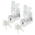 thumbnail image 1 of Unique Bargains Cam Lock, 1-1/8' Fits Up to 7/8' Thick Panel, Keyed Different Zinc Alloy 2Pcs, 1 of 5