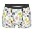 thumbnail image 4 of Goofa Hawaiian Coconut Tree Printed Men's Boxer Briefs Underwear, Moisture-Wicking Underwear, Trunk,Soft and Breathable Cotton Underwear-, 4 of 9