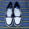 thumbnail image 4 of N I-K-E A i r-Jor-dan 1 Retro OG Low Obsidian UNC CZ0790-400 Size 11 Men, 4 of 5