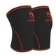 thumbnail image 1 of Rodilleras de 7 mm (1 par) - Rodilleras de alto rendimiento para levantamiento de pesas, cross training y powerlifting - Las mejores rodilleras y correas de compresión - Para hombres y mujeres (Negro/, 1 of 5
