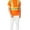Orange, variant on Hi Vis T-Shirt - Safety Shirt, ASNI Class 3 Segmented Reflective Safety T-Shirt-6685R-Yell-Lg