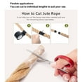 thumbnail image 4 of Petoto 1 in x 50 ft Thick Jute Rope, 4 Strand Twisted Manila Hemp Rope, Jute Rope for Crafts/Cat Scratching Rope/Camping/Gardening, 4 of 12