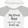 thumbnail image 4 of Inktastic My Great Aunt Loves Me Heart Boys or Girls Baby Bodysuit, 4 of 5