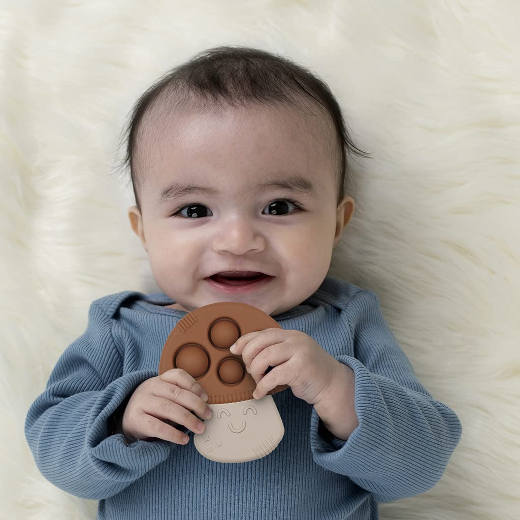 Itzy Ritzy Bitzy Pop Mushroom Teether photo 4