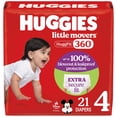 thumbnail image 1 of Pañales Huggies Little Movers HuggFit 360° talla 4 (10-17 kg) 21, 1 of 9