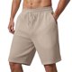 thumbnail image 4 of Pantalones cortos deportivos casuales de jacquard europeos nuevos para hombre - Pantalones cortos de playa holgados y elásticos para actividades al aire libre, 4 of 6