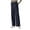 01-Dark Blue, variant on SUYOLL Women'S Pants Solid Color with Pockets Loose Fit Straight Leg Design Comfortable Everyday Wear Comfy Daily Trousers